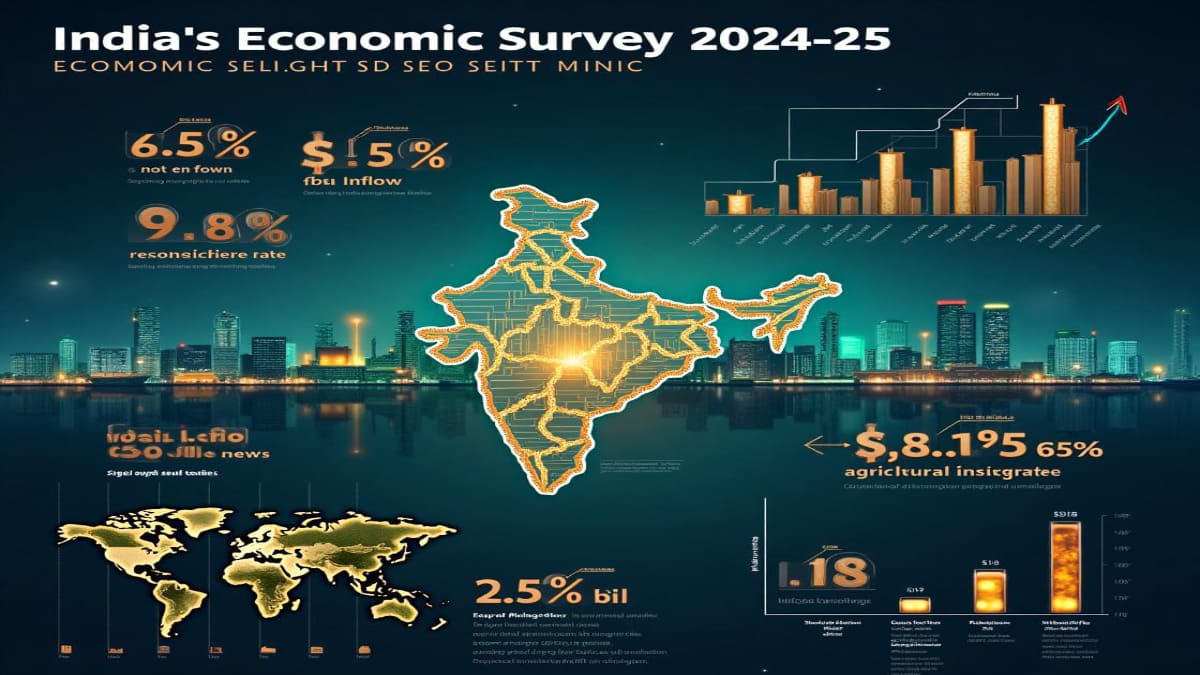 GDP Growth 2024-25: आर्थिक समीक्षा महंगाई और भविष्य की रणनीतियाँ