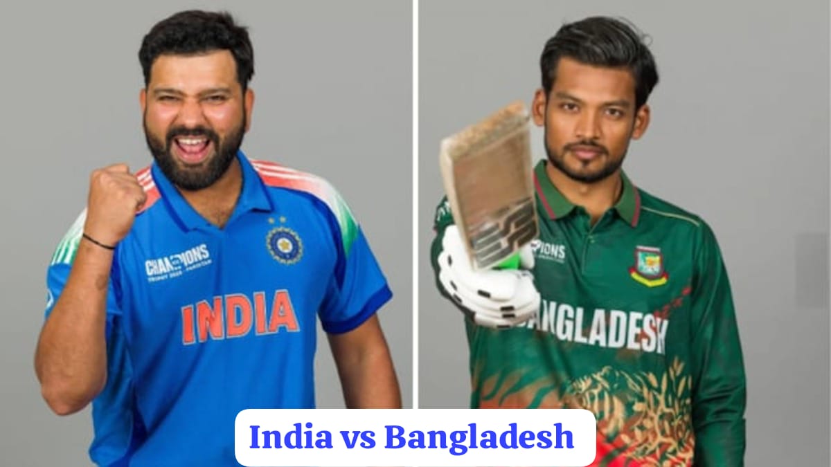 India VS Bangladesh क्रिकेट मैच लाइव कहां देखें: टीवी और स्ट्रीमिंग डिटेल्स