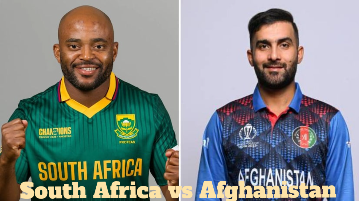 Champions Trophy 2025: दक्षिण अफ्रीका बनाम अफगानिस्तान – एक रोमांचक मुकाबला