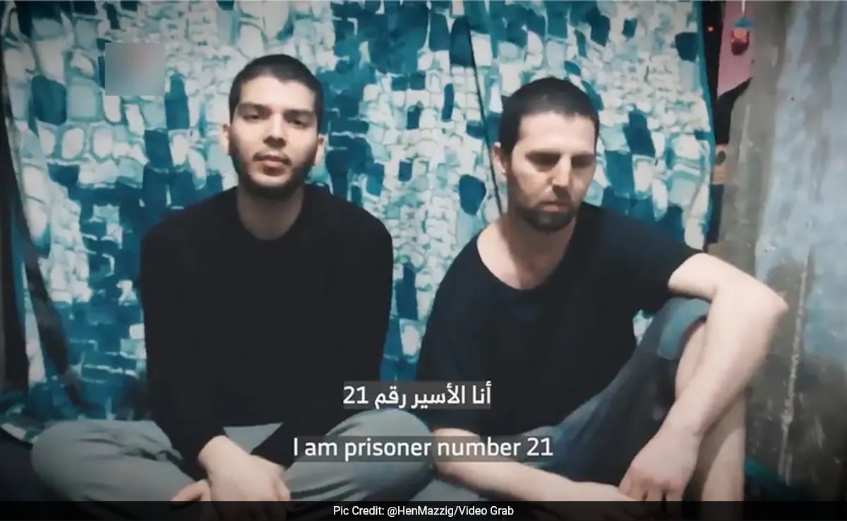 हमास ने गाजा में दो इजरायली बंधकों का एक वीडियो लॉन्च किया