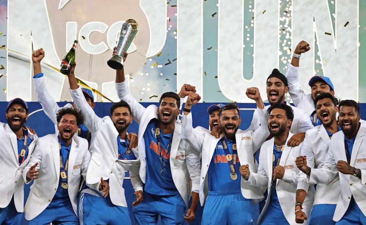 चैंपियंस ट्रॉफी के लिए बीसीसीआई का कैश इनाम आधिकारिक पुरस्कार के लिए 3 गुना है