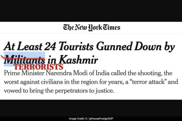 NYT ने संयुक्त राज्य सरकार द्वारा कैशमिरो आतंकवादी हमले की रिपोर्टिंग के लिए आलोचना की
