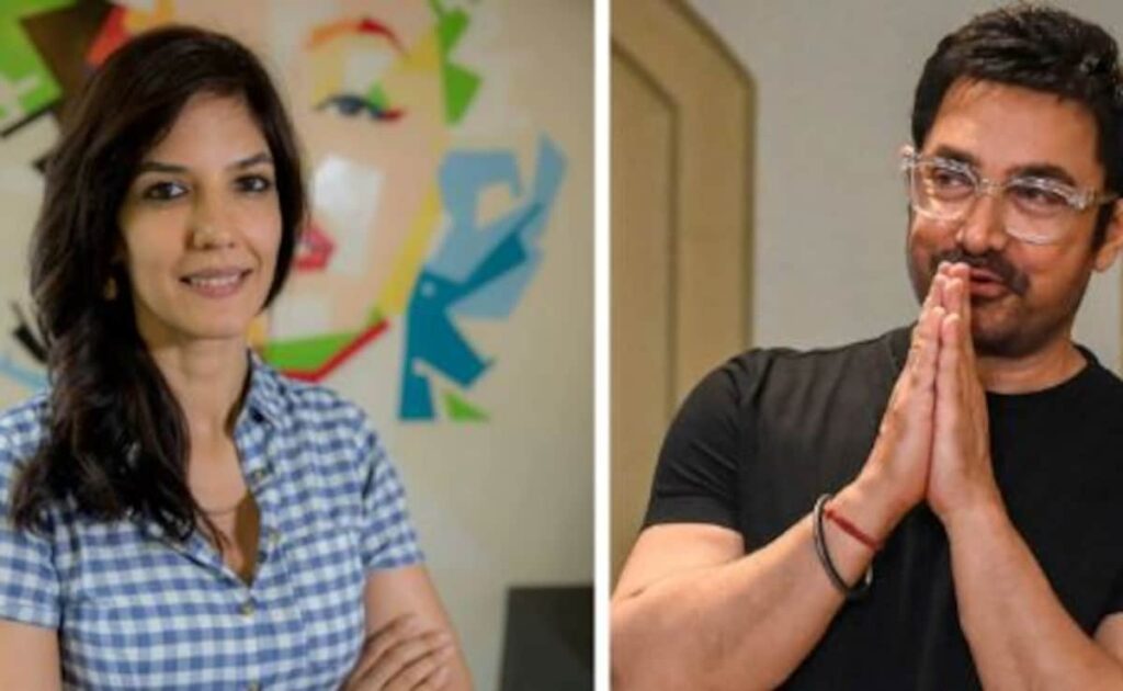 आमिर खान ने अपनी प्रेमिका गौरी स्प्रैट और उसके बेटे जुनैद के साथ पूर्व -विफ रीना दत्ता के घर का दौरा किया