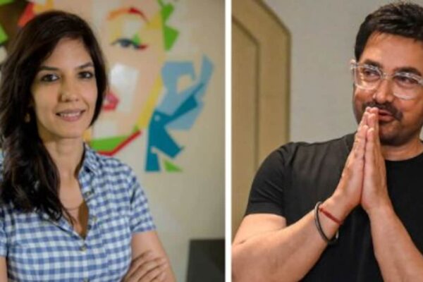 आमिर खान ने अपनी प्रेमिका गौरी स्प्रैट और उसके बेटे जुनैद के साथ पूर्व -विफ रीना दत्ता के घर का दौरा किया
