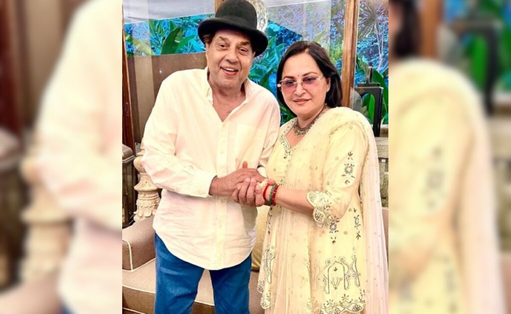 JAB धर्मेंद्र ने “आकर्षक” सह -स्टार जया प्रादा से मुलाकात की: “मैं बेहद खुश हूँ”