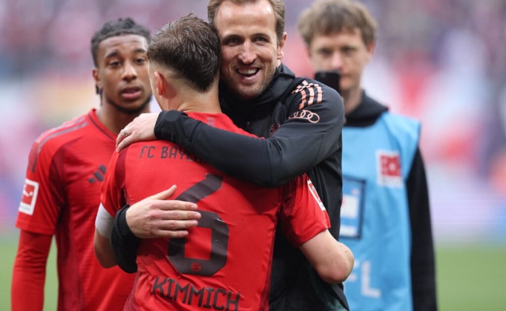 हैरी केन लीग का पहला खिताब अभी तक सील नहीं हुआ है, क्योंकि बेयर्न म्यूनिख ने आरबी लीपज़िग के लिए 3-3 ड्रॉ लिया