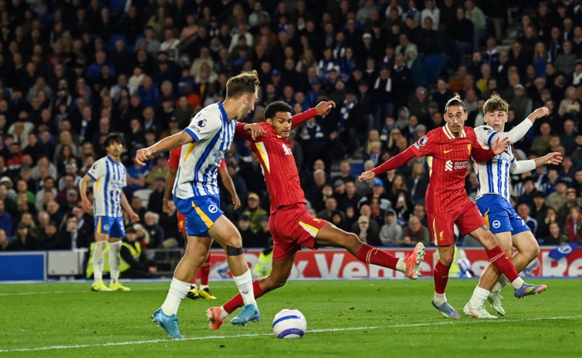 लिवरपूल लेट ब्राइटन फाइट द्वारा हिल गया