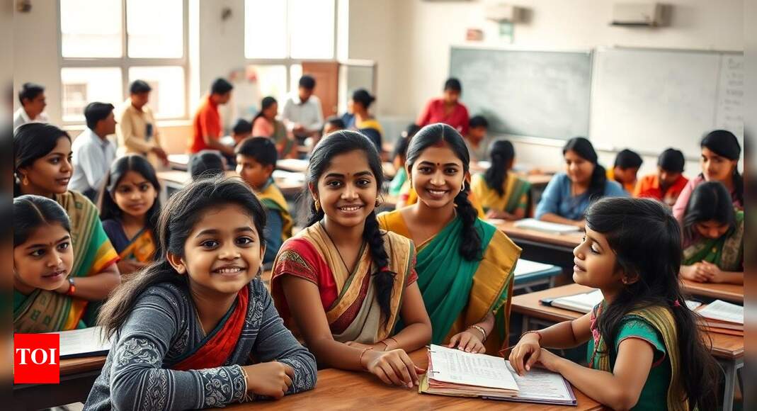 शिक्षक सीआर के 1 क्रेट को पार करते हैं, यहां तक ​​कि जब स्कूल नामांकन कम से कम 7 साल तक गिरता है | भारत समाचार