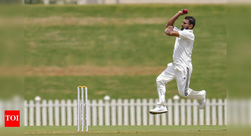 Dueep ट्रॉफी: मोहम्मद शमी जब वह लौटता है तो कड़ी मेहनत करता है; ईस्ट ज़ोन उत्तरी क्षेत्र को 308/6 पर नियंत्रण में रखें | क्रिकेट समाचार