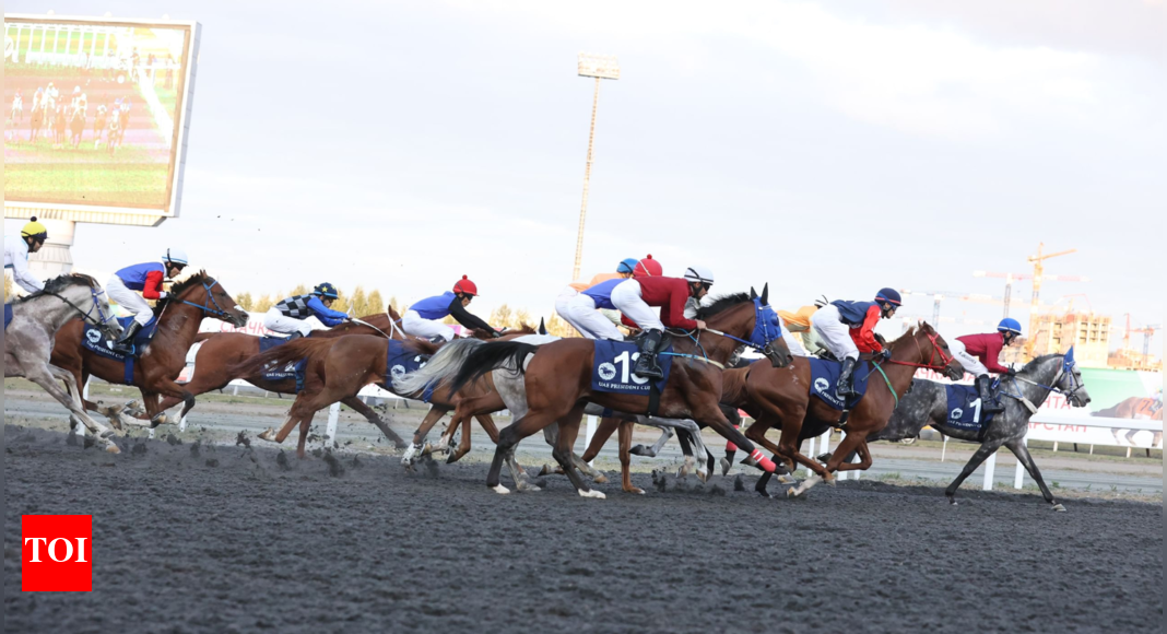 सोलह घोड़ों को रूस में कज़ान में $ 100,000 के पुरस्कार के लिए प्रतिस्पर्धा करने के लिए ईओ के कप अध्यक्ष के दसवें दौर में दुनिया से समाचार