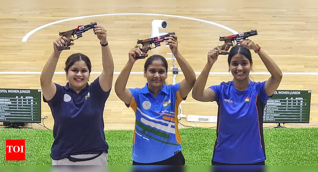 50 स्वर्ण पदक! भारत एशियाई शूटिंग चैम्पियनशिप में सर्वश्रेष्ठ नमूने के साथ इतिहास बनाता है अधिक खेल समाचार