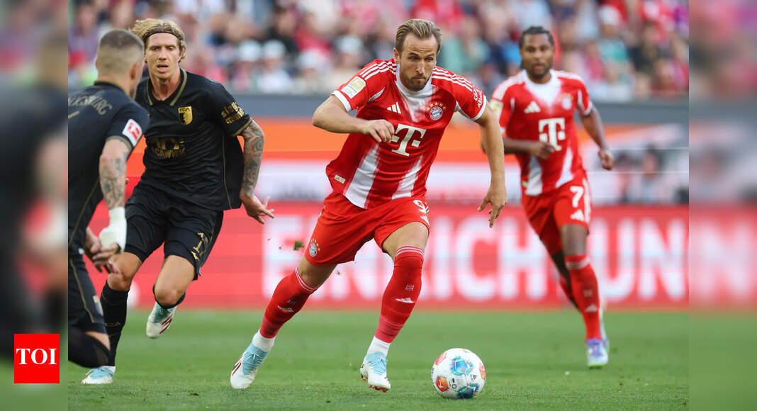 हैरी केन सितारे जबकि बायर्न म्यूनिक ऑग्सबर्ग पर एक रोमांचक 3-2 से जीत में समाप्त होता है फ़ुटबॉल समाचार