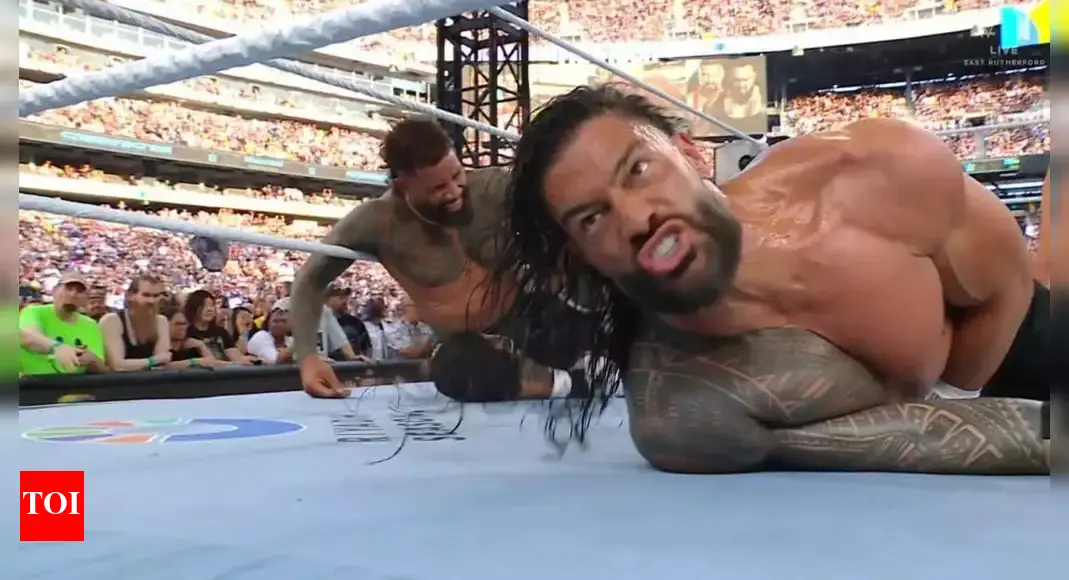 पेरिस 2025 में WWE शॉक में रोमन शासन घायल: ओटीसी की क्रूर पिटाई के लिए वास्तविक कारणों से पता चला। डब्ल्यूडब्ल्यूई न्यूज