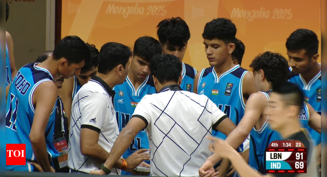 FIBA U-16 एशिया कप: भारत पहले टूर्नामेंट मैच में लेबनान में 95-73 गिर गया अधिक खेल समाचार