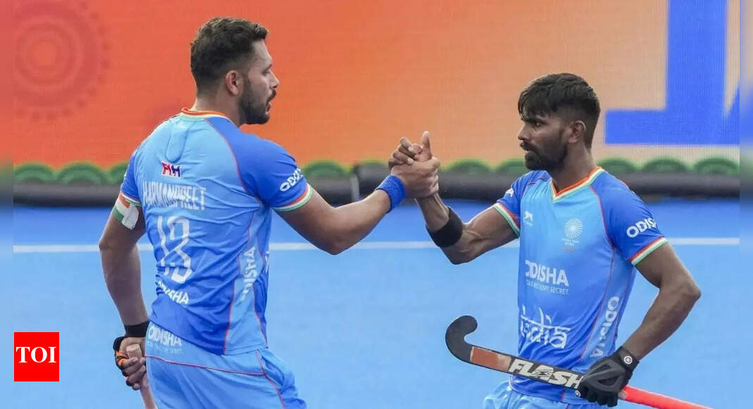 भारत बनाम कज़ाकस्तान हॉकी एशिया कप 2025 लाइव: सुपर 4 एस स्थिति हासिल करने के बाद भारत आई बिग जीत