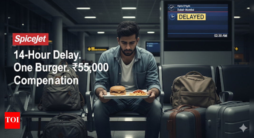 स्पाइसजेट ने 14 -पाउंड फ्लाइट देरी के दौरान दुबई यात्री को ₹ 55,000 का भुगतान करने का आदेश दिया दुनिया से समाचार