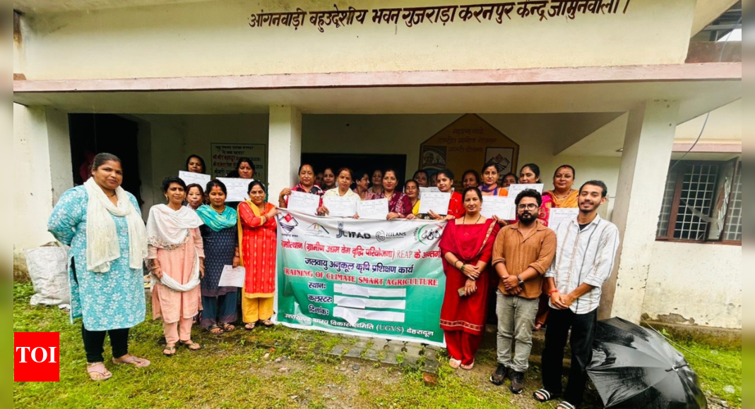 देहरादुन ने बुद्धिमान जलवायु कृषि प्रशिक्षण को तैनात किया; FIDA द्वारा समर्थित ग्रामोटथन परियोजना के तहत Empuera 200 किसान | भारत समाचार