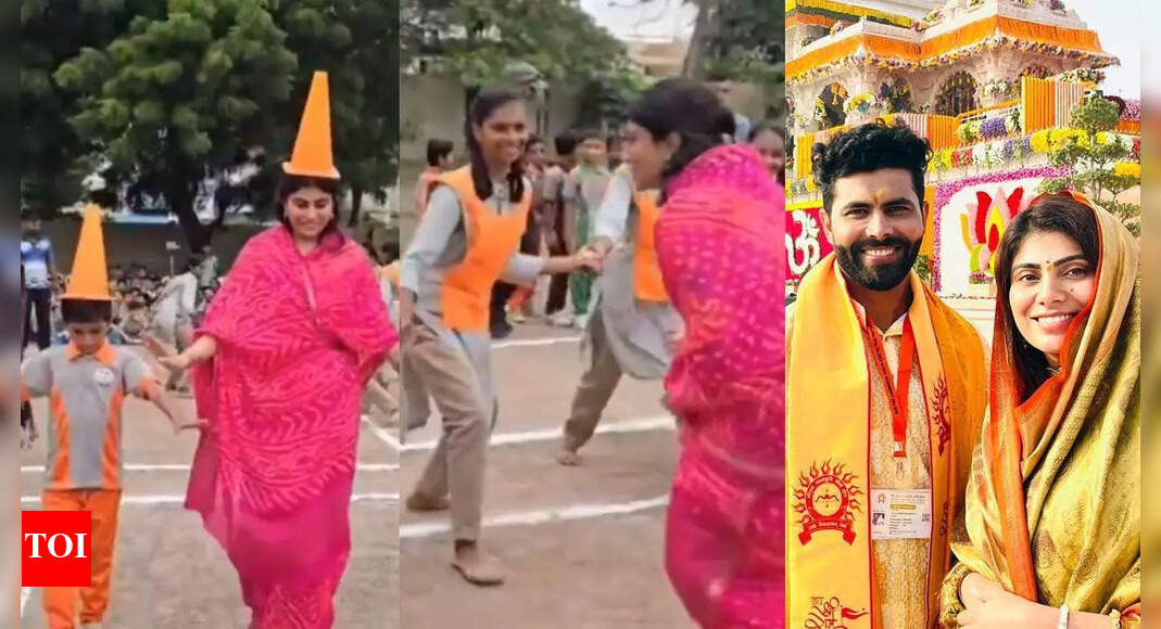 रवींद्र जडेजा की पत्नी, रिवबा जदज, काबदी की भूमिका निभाती है, छात्रों के साथ युद्ध खींचती है – मीरा | मैदान के बाहर समाचार