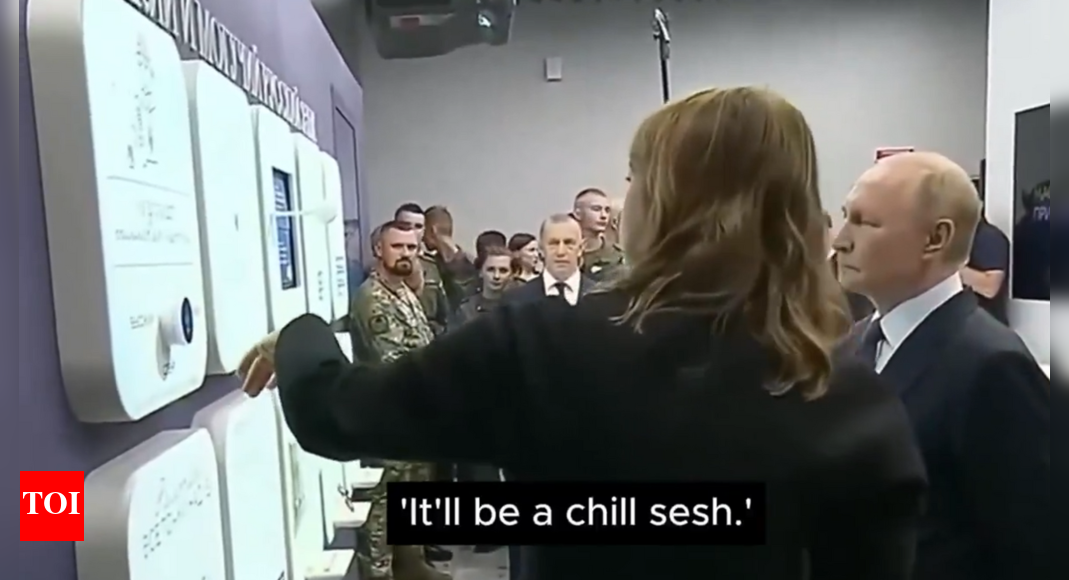 व्लादिमीर पुतिन फुल जीन जेड है: रूसी राष्ट्रपति सीखते हैं कि ‘चिल सेश’ और ‘टोटल क्रिंग’ – वीडियो का अर्थ है