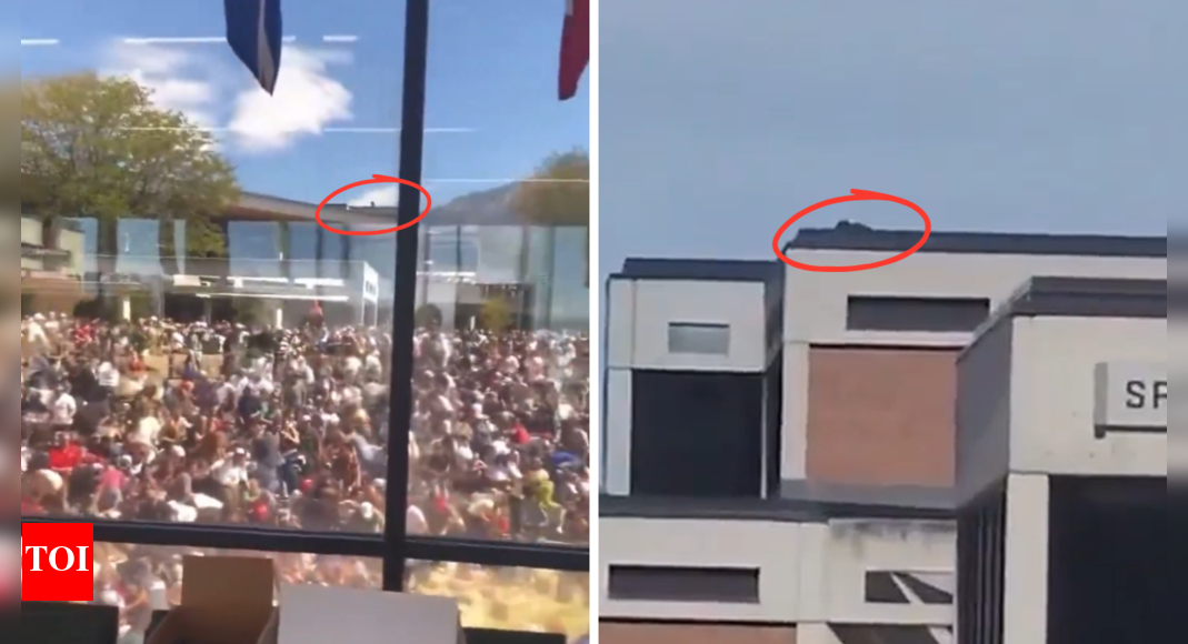 हत्यारे कैम में पकड़े गए? वीडियो छत पर एक धूमिल आंकड़ा दिखाता है; चार्ली किर्क की शूटिंग के बाद अटकलें बदल जाती हैं