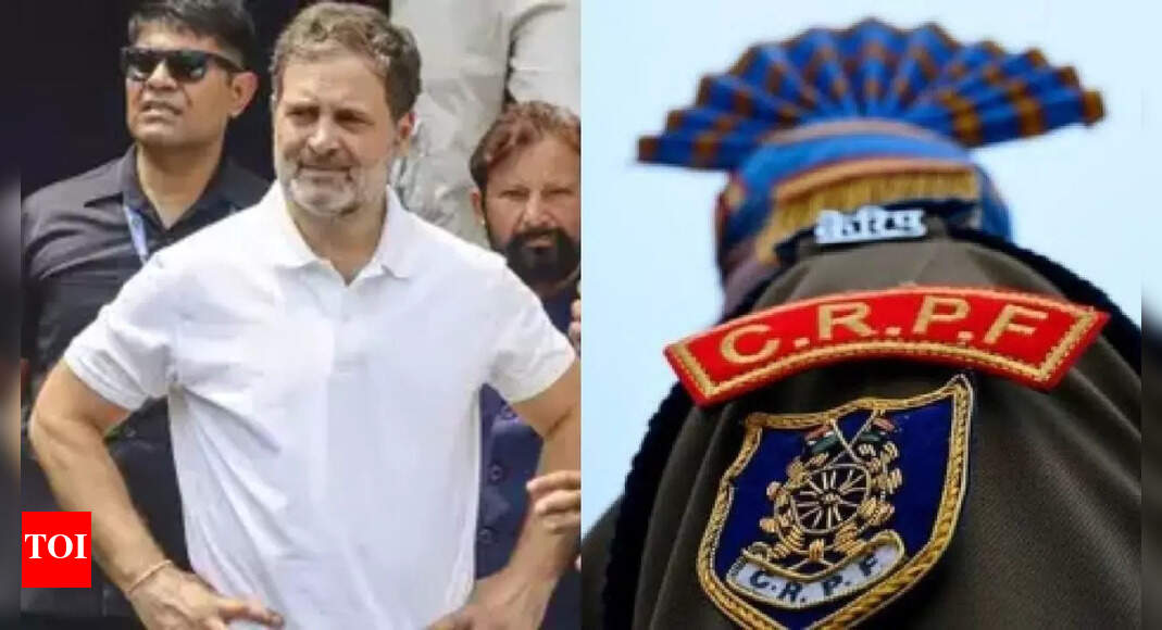 राहुल की सुरक्षा पर सीआरपीएफ पत्र: केंद्र में कांग्रेस शुल्क; पूछें कि क्या ‘एक खतरा है’ | भारत समाचार