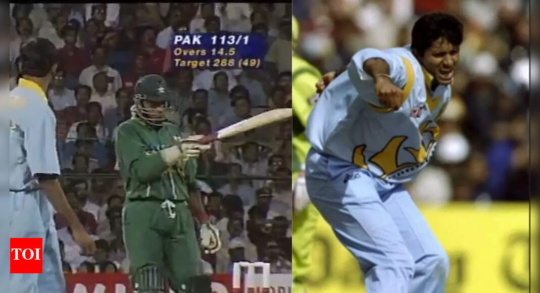 जब पाकिस्तान के मास के लिए वेंकटेश प्रसाद की क्रूर प्रतिक्रिया ने 1996 के विश्व कप को रोशन किया क्रिकेट समाचार