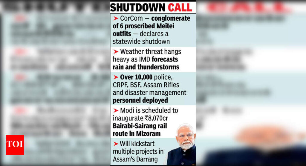 हिंसा के बाद से 2 साल से अधिक समय तक राज्य, पीएम मोदी आज मणिपुर का दौरा करने के लिए | भारत समाचार हिंसा के बाद से 2 साल से अधिक समय तक राज्य, पीएम मोदी आज मणिपुर का दौरा करने के लिए | भारत समाचार