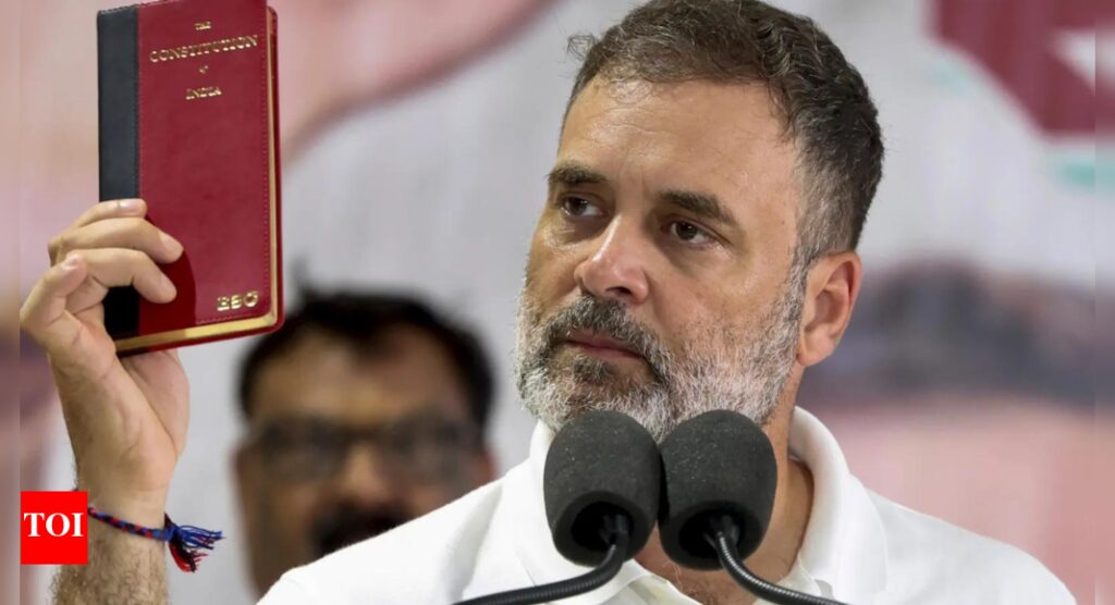 भाजपा ने शपथ के उपाध्यक्ष पर राहुल को हिट किया भारत समाचार