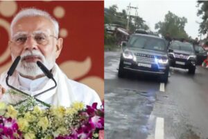 पीएम मोदी मणिपुर यात्रा: मजबूत बारिश के बल का परिवर्तन; रैली जगह पर जाने के लिए सड़क से यात्रा | भारत समाचार