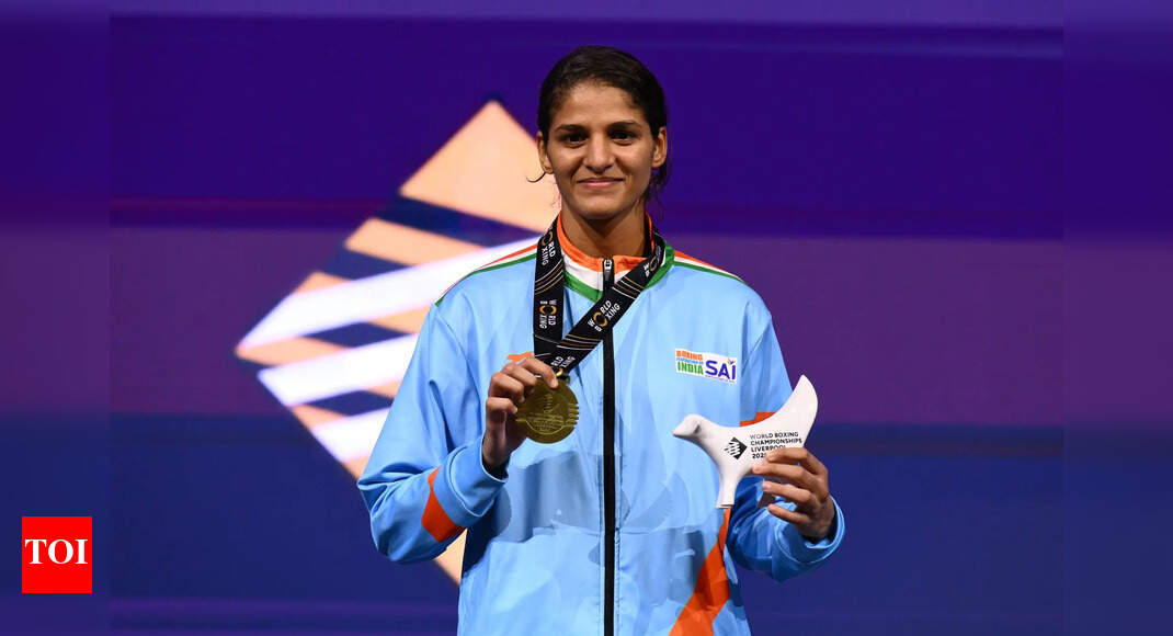 विश्व मुक्केबाजी चैंपियनशिप 2025: भारत के लिए ऐतिहासिक रात! Jaismine Lamboria गोल्ड जीतता है, नुपुर लिवरपूल में सिल्वर ले जाता है | मुक्केबाजी समाचार