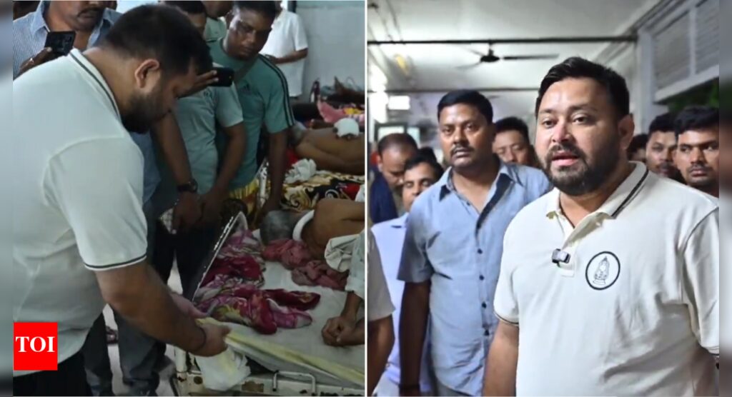 ‘स्लैब अपरिवर्तित, दुर्गम स्नान’: बिहार सरकार अस्पताल में तेजशवी यादव झंडे का संकट; वह उसे ‘डबल जंगल राज’ कहता है | भारत समाचार