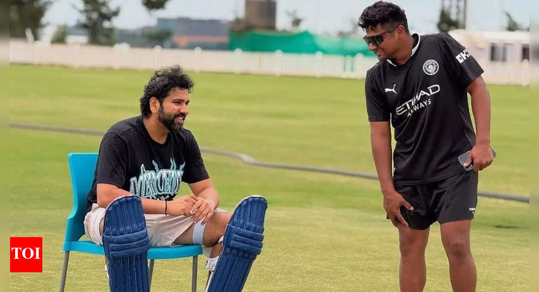 रोहित शर्मा, सरफराज खान की वायरल फोटो इंटरनेट को तोड़ती है – यहाँ असली कहानी है | क्रिकेट समाचार