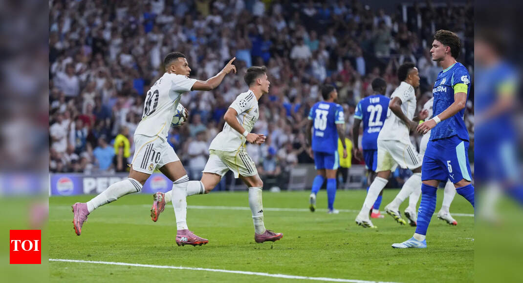 रियल मैड्रिड चैंपियंस लीग की 200 जीत पर पहुंचता है जब काइलियन MBAPPE ने मार्सिले के खिलाफ दो बार स्कोर किया है फ़ुटबॉल समाचार