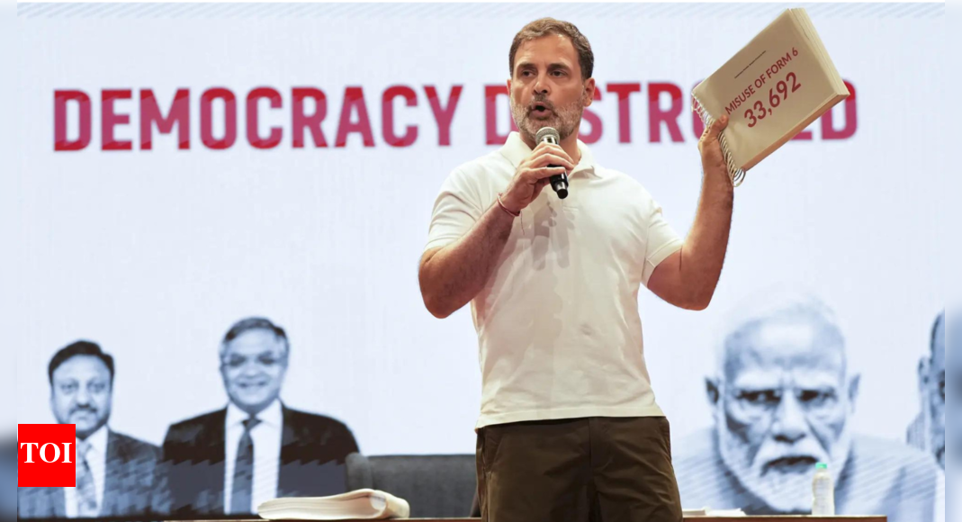 अलंद के अभिलेखागार: राहुल गांधी एक ‘हाइड्रोजन पंप’ छोड़ते हैं; सीईसी ‘लोकतंत्र के विध्वंसक की सुरक्षा’ | भारत समाचार