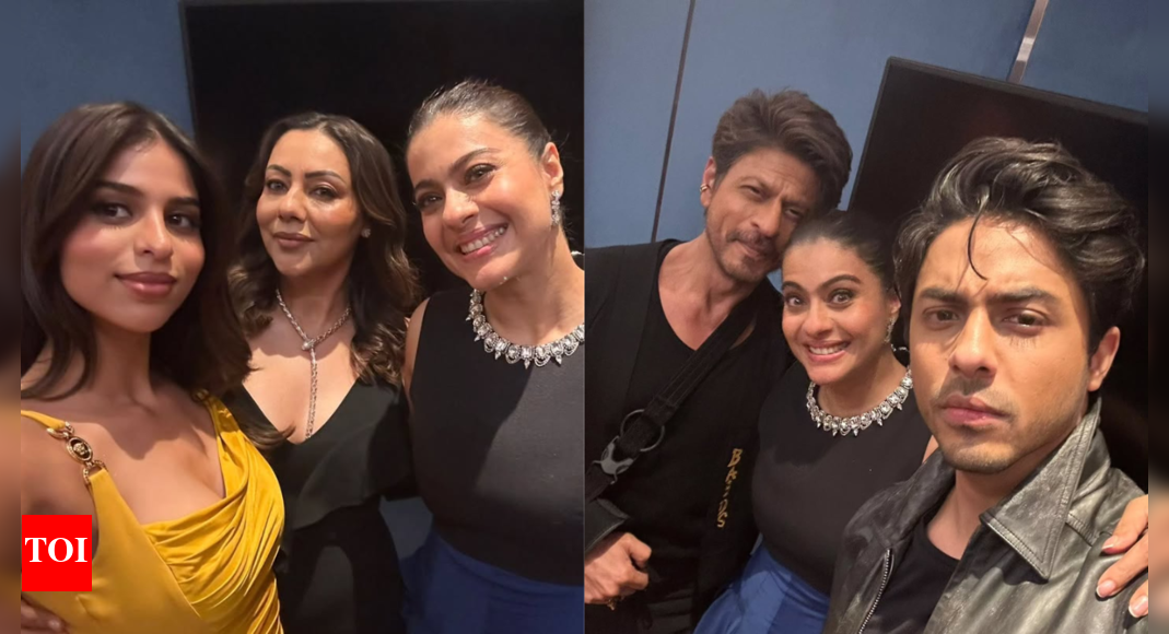 ‘द बा *** डीएस ऑफ बॉलीवुड’: काजोल आर्यन खान द्वारा उत्साहित है; कार्यक्रम की तस्वीरें प्रीमियर |