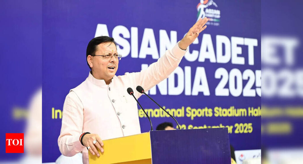 उत्तराखंड सीएम धामी ने हल्दवानी में भारतीय एशियाई कैडेट कप -2025 का उद्घाटन किया, का कहना है कि बाड़ लगाने में युवा लोगों की रुचि तेजी से बढ़ी है। भारत समाचार