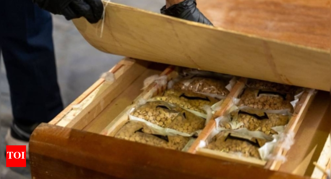 सऊदी कस्टम्स 261,000 से अधिक एम्फ़ैटेमिन गोलियां और लगभग 10 किलोग्राम मेथमफेटामाइन को तस्करी के चार बस्ट में जब्त करता है। दुनिया से समाचार