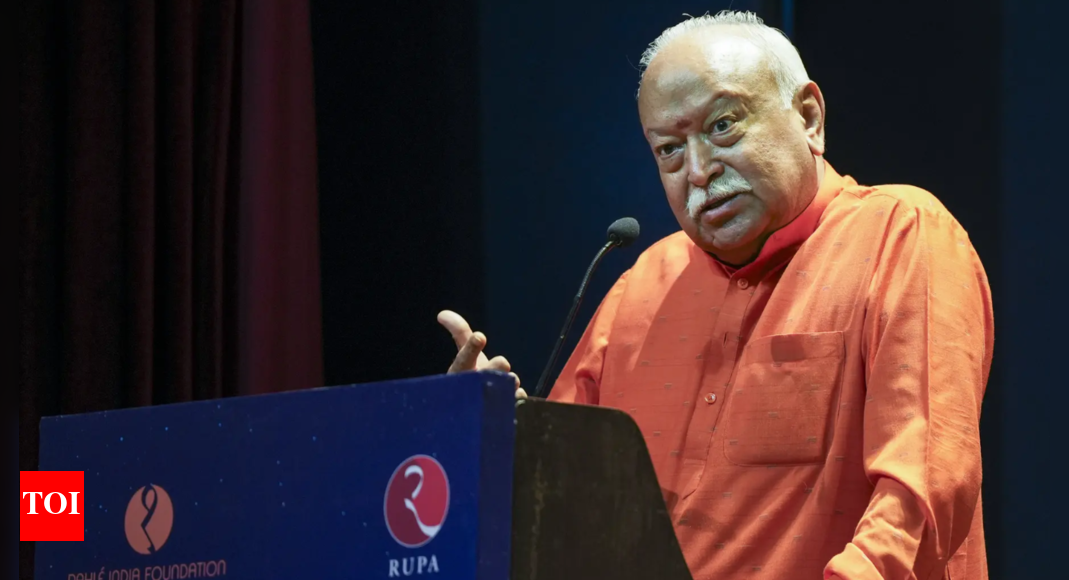 ‘मत दूर मत करो’: आरएसएस के प्रमुख मोहन भागवत का कहना है कि भारत को अमेरिकी दरों के बीच में रास्ता निकालना चाहिए; मूल्यों का बचाव करने के लिए puss | भारत समाचार