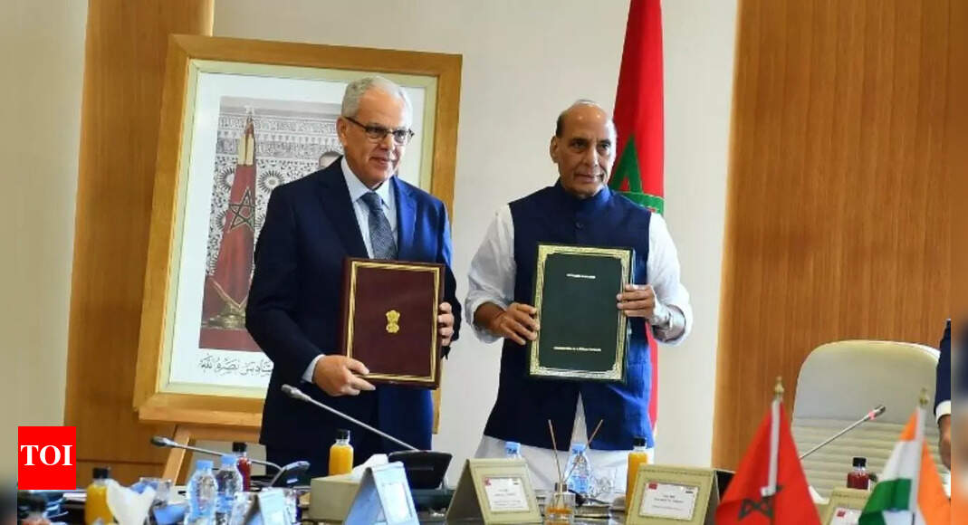 भारत, मोरक्को साइन डिफेंस एमओयू; पैक्ट -एंटी -रोरिज्म, समुद्री सुरक्षा और क्षमता विकास को मजबूत करने के लिए संधि | भारत समाचार