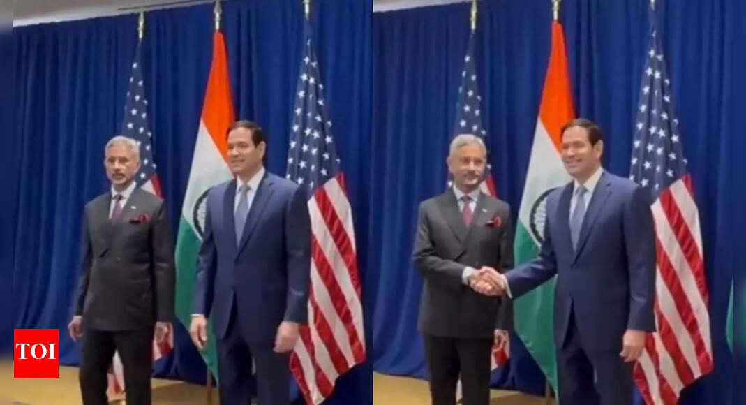 जयशंकर रूबियो से अलग से मिलते हैं, जो ट्रम्प के टैरिफ से पहला मैच चिह्नित करते हैं भारत समाचार