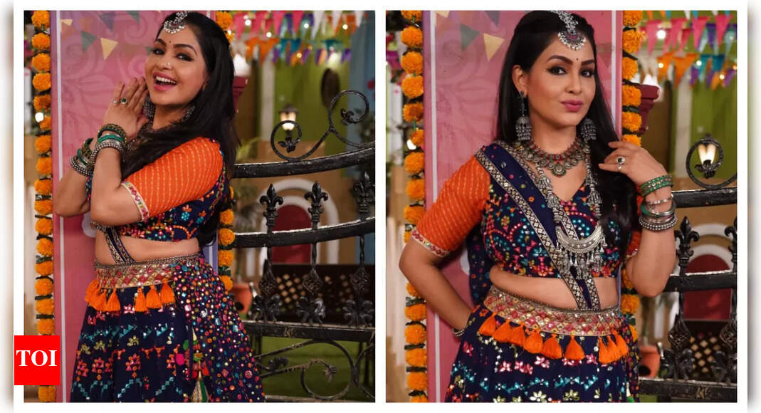 शुबंगी डेयर ने भाबिजी घर पार है में नवरात्रि के समारोहों में अपना नृत्य जादू जोड़ा!; ‘मैंने चरणों को डिजाइन करने में मदद की’