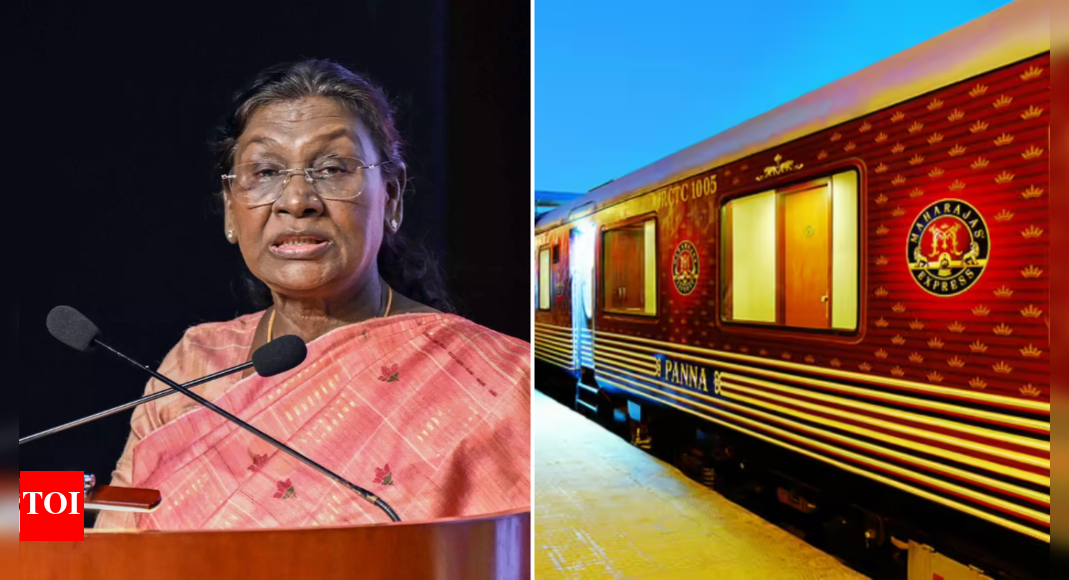 राष्ट्रपति के लिए लक्जरी ट्रेन: ड्रगुपदी मुरमू ने गुरुवार को महाराजा एक्सप्रेस को संबोधित करने के लिए; मथुरा और वृंदावन में पवित्र स्थलों पर जाएँ | भारत समाचार