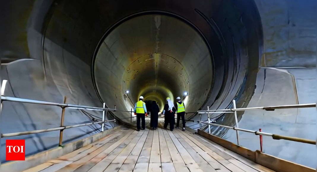 दुबई ने चरम बाढ़ का मुकाबला करने के लिए 100 -वर्ष की गहरी सुरंग नाली प्रणाली को मंजूरी दी दुनिया से समाचार