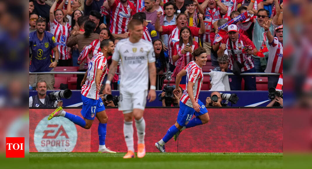 ला लीगा: एटलेटिको एंक्यूलेट नेताओं रियल मैड्रिड; JULIAN ALVAREZ BRACE SINKS XABI ALONSO 5-2 के किनारे पर सिंक फ़ुटबॉल समाचार