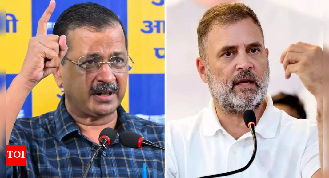 AAP ने कार्यकर्ता की गिरफ्तारी पर राहुल गांधी की चुप्पी को हिट किया, कांग्रेस रिटर्न | भारत समाचार