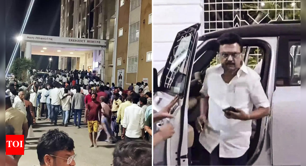 ‘यहाँ गहरी उदासी के साथ हो रहा है’: तमिलनाडु सीएम एमके स्टालिन कंसोल्स करूर भगदड़ परिवारों; सेवानिवृत्त न्यायाधीश के तहत आदेश परामर्श | भारत समाचार