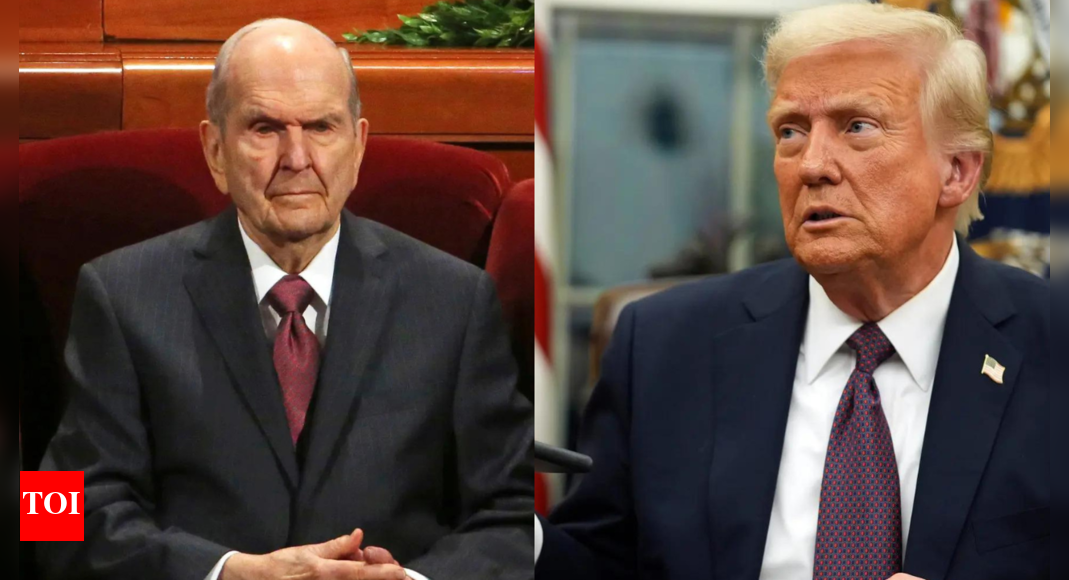 ‘उल्लेखनीय जीवन’: डोनाल्ड ट्रम्प सूड रसेल एम नेल्सन चर्च के अध्यक्ष को श्रद्धांजलि देते हैं