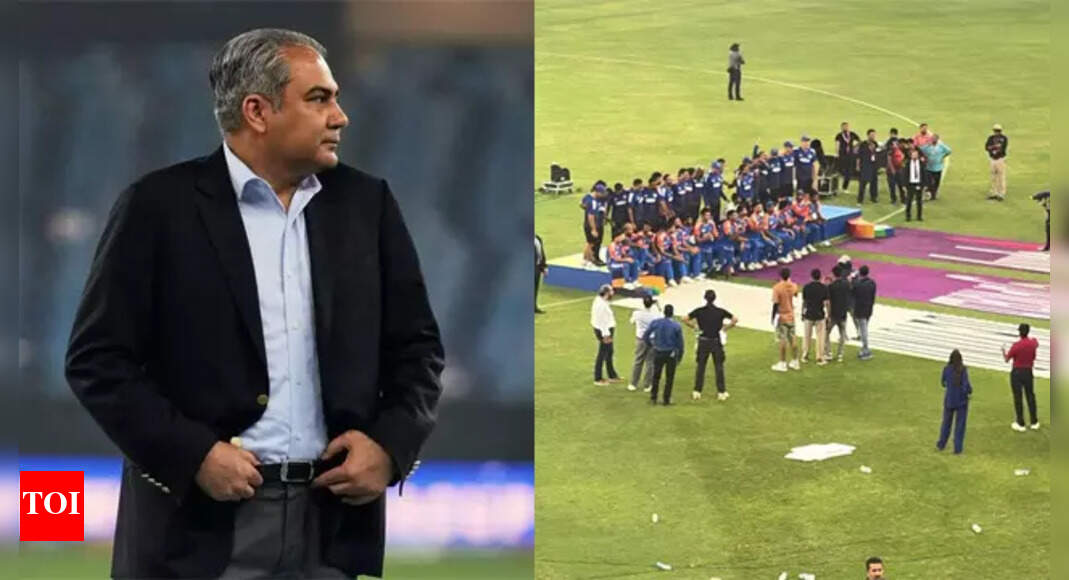 पीसीबी के प्रमुख के रूप में दुबई में बदसूरत दृश्य एशिया कप ट्रॉफी के साथ भाग जाते हैं क्रिकेट समाचार