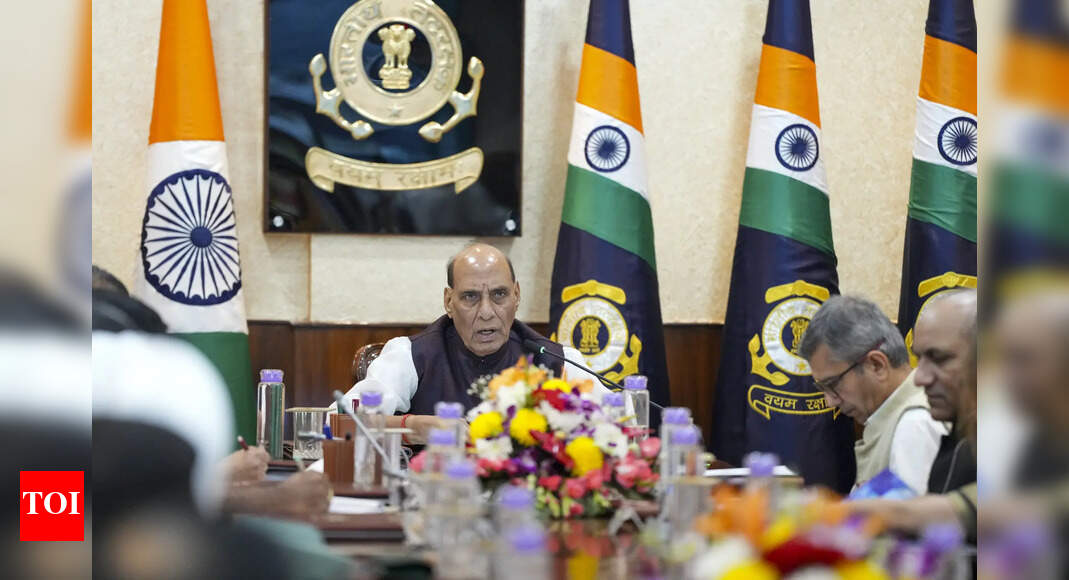 अब सेक में मापा गया युद्ध, एक भविष्य के रोड मैप के साथ तैयार करें: राजनाथ सिंह | भारत समाचार