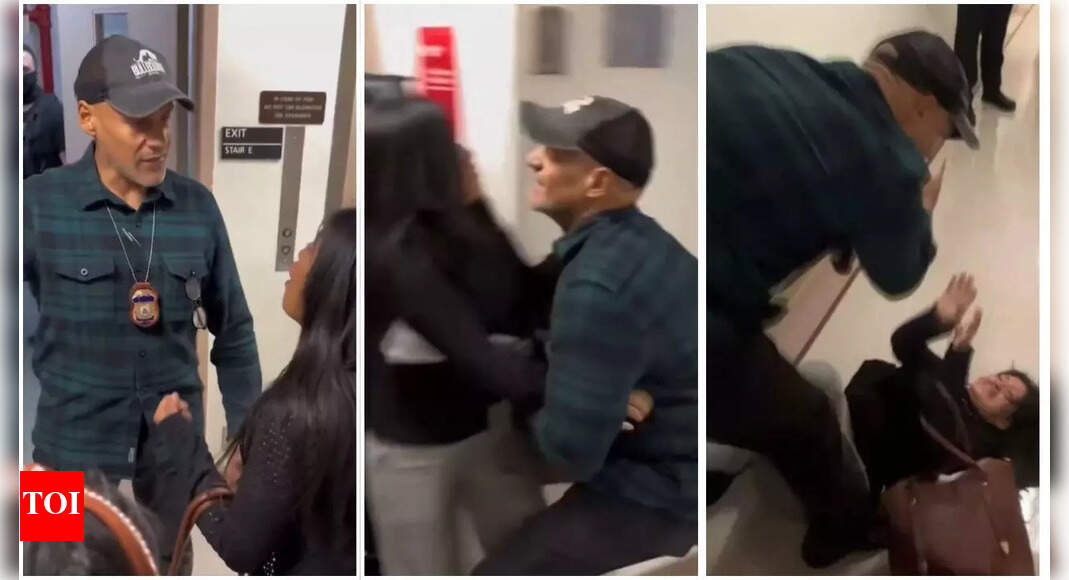 न्यूयॉर्क बर्फ की घटना: अधिकारी जिसने एक महिला को बहाल आव्रजन कोर्ट में धकेल दिया – रिपोर्ट